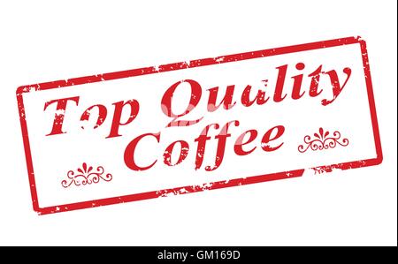 Top quality coffee Stock Vector