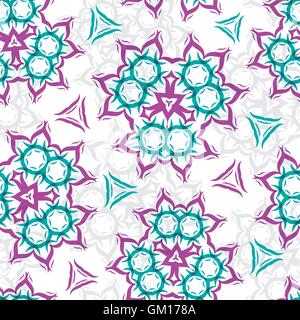 Seamless pattern. Hand drawn seamless pattern from abstract elements . Can be used for cloth design,web, wallpaper, wrapping Stock Vector