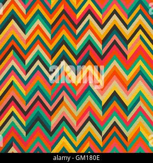 Abstract color vintage retro seamless pattern background Stock Vector
