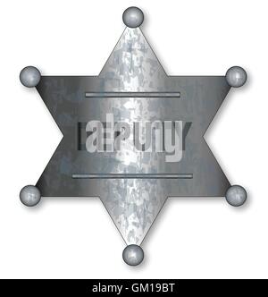 Deputy Badge Stock Vector