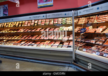 Superama Grocery store now called Walmart Express in Acapulco, Mexico. One can order online and have things delivered. Stock Photo