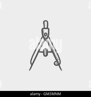 compass tool draw Stock Vector Image & Art - Alamy