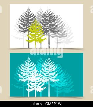 Landscape Banners Stock Vector