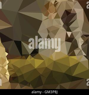 Medium Jungle Green Abstract Low Polygon Background Stock Vector