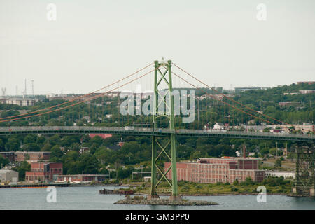 Angus L. Macdonald Bridge - Halifax - Nova Scotia Stock Photo