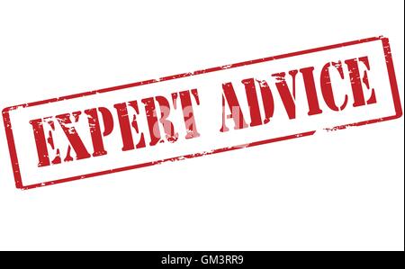 Expert advice Stock Vector