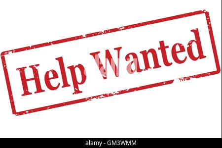 Help wanted Stock Vector