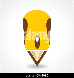 Education concept with pencil and computer mouse stock vector Stock Vector