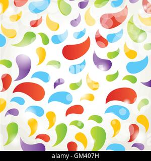 Vintage abstract splash vector background Stock Vector