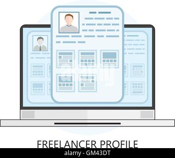 Freelance Icon Stock Vector
