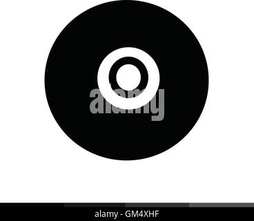 Compact Disc Storage Icon Illustration design Stock Vector