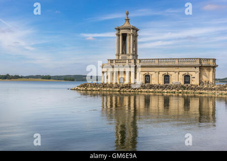 Normanton church on Rutland Water Stock Photo