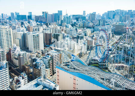 Tokyo Dome City Attractions , Bunkyo-Ku, Tokyo, Japan Stock Photo