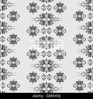 Wallpaper pattern damask style Stock Vector
