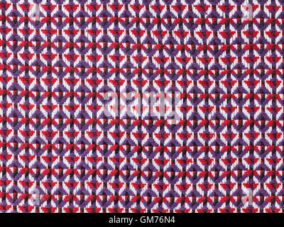 large detailed fabric texture regular background Stock Photo