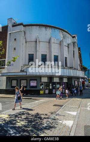 Exterior of the former Cineworld Cinema on Hammersmith King Street, London, W6. Stock Photo