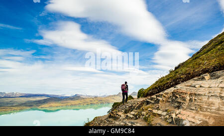 Patagonia Chile Expansive Landscape Stock Photo