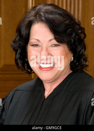 Supreme Court Justice Sonia Sotomayor Stock Photo