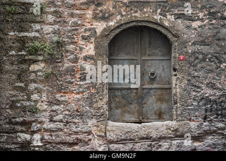 Historic door in Istanbul Stock Photo