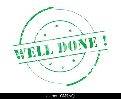 Well done Stock Vector