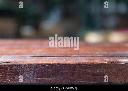 wooden table for montage or display your product Stock Photo