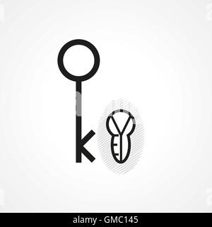 abstract key Stock Vector
