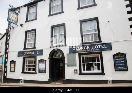 George Hotel, Keswick, Lake District, England, UK Stock Photo