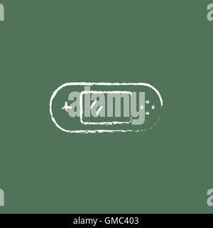Game console gadget icon drawn in chalk. Stock Vector