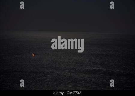 Madeira, moonlight on the sea Stock Photo