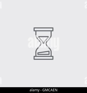 loading icon of grey outline for illustration Stock Vector