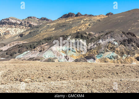 Artist Drive, Death Valley, CaliforniaArt Stock Photo