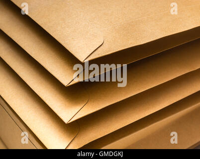 Brown envelopes Stock Photo