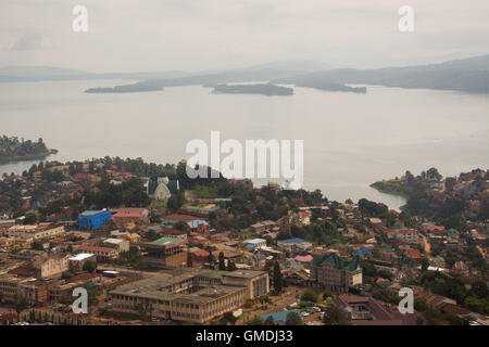 Bukavu City, South Kivu Province, Democratic Republic of the Congo. Stock Photo