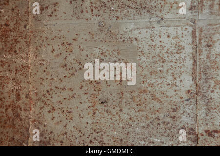 Old rusty steel plate Stock Photo