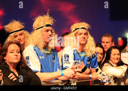 Perth, Australia. 26th August, 2016. Perth Convention and Exhibition Centre, Perth, Australia. TABtouch Perth Darts Masters. Spectators enjoy themselves at the Darts Masters. Credit:  Action Plus Sports Images/Alamy Live News Stock Photo