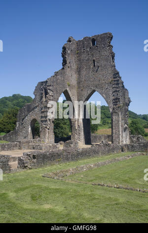Talley Abbey on warm summer afternoon Stock Photo