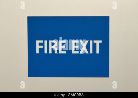 Fire Exit sign Stock Photo