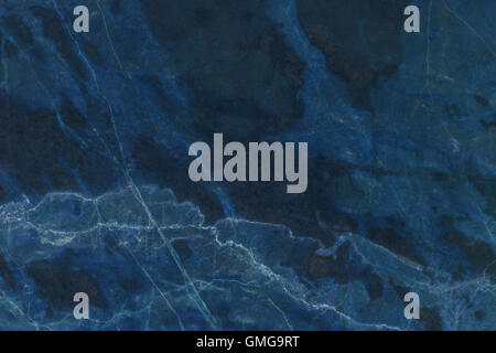 blue dark marble texture for background Stock Photo