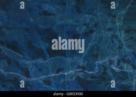 blue dark marble texture for background Stock Photo