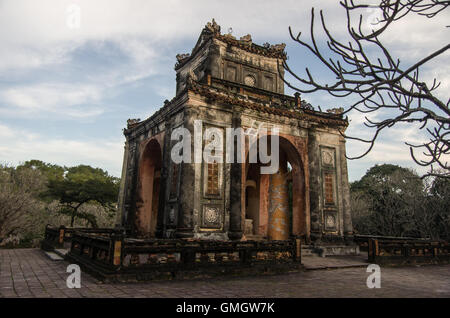 Tomb and gardens of Tu Duc emperor in Hue, Vietnam - A UNESCO World Heritage Site Stock Photo