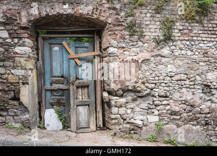 Historic door in Istanbul Stock Photo