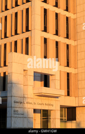 George Allen Courts Building, Dallas, Texas, USA Stock Photo