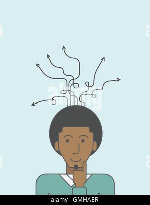 Business thinking. Stock Vector
