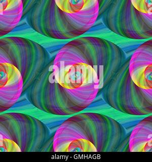Computer generated swirl fractal pattern background Stock Vector