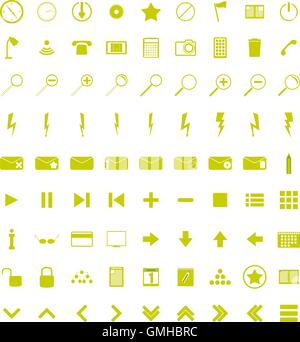 A set of universal WEB icons. Stock Vector