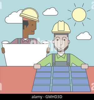 Engineers. Stock Vector