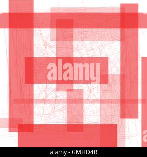 Red Rectangle Background Stock Vector