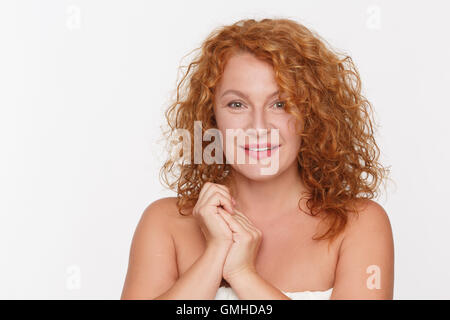 Natural mature woman Stock Photo - Alamy