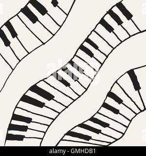 Piano - vector illustration Stock Vector