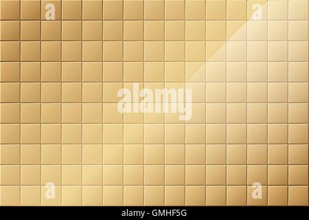 Bronze Tiled Background Stock Vector